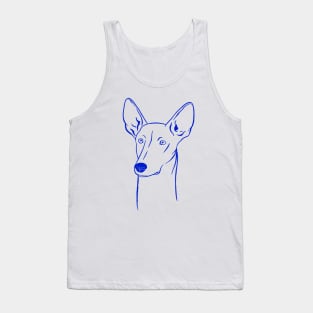 Ibizan Hound (Pale Yellow and Blue) Tank Top